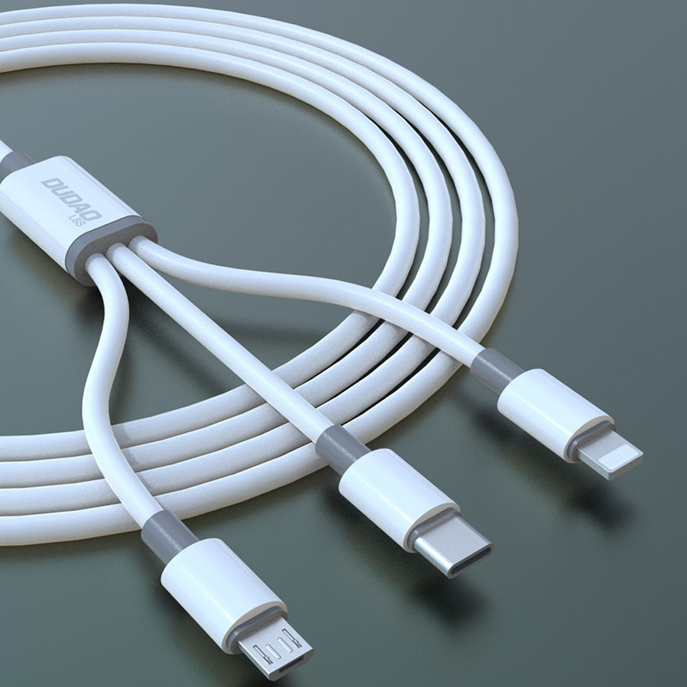 DUDAO L8S 100W 3IN1 CHARGING CABLE 1.2M DUDAO L8S 100W 3IN1 CHARGING CABLE 1.2M